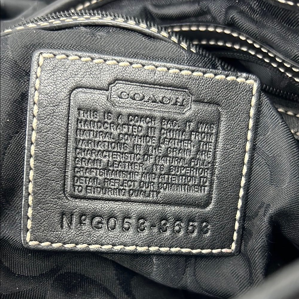Coach Y2K Soho Buttery Soft Double Pocket Buckle Hobo Shoulder Bag Black 3653 - Picture 2 of 15